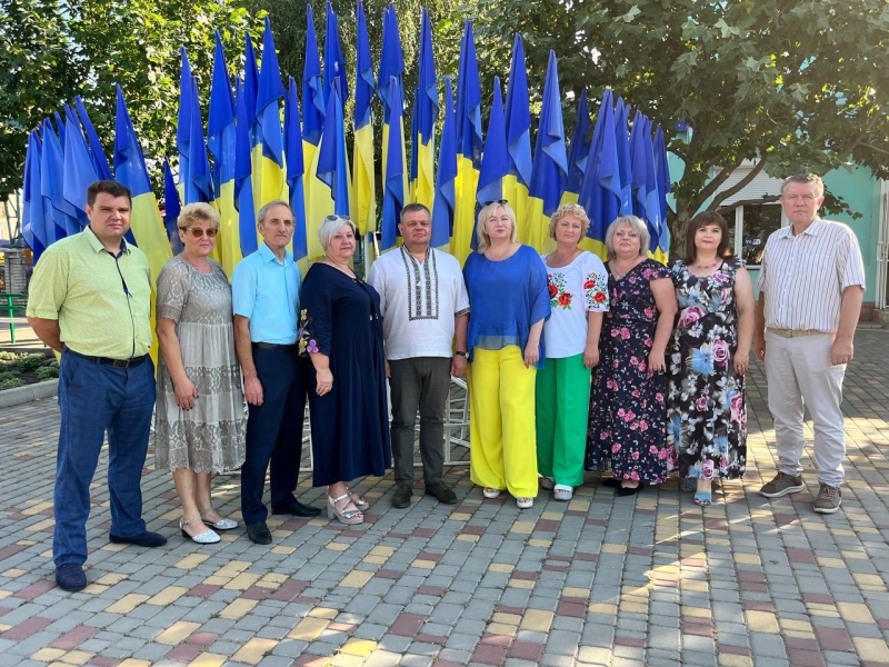 З нагоди Дня Державного Прапора України, на головній площі Подільська, відбулась урочиста церемонія підняття синьо-жовтого символу держави